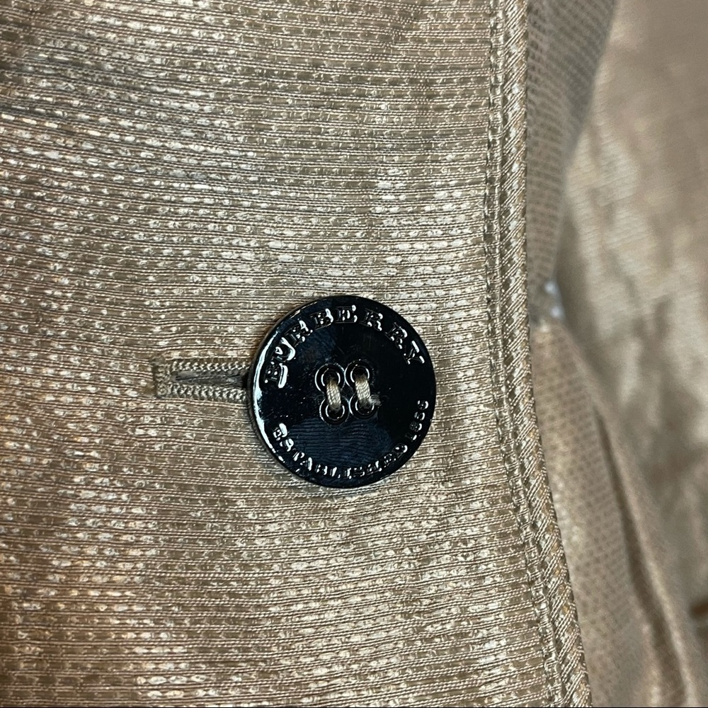 Burberry Black Label Shimmery Linen Short Jacket - Picture 12 of 16